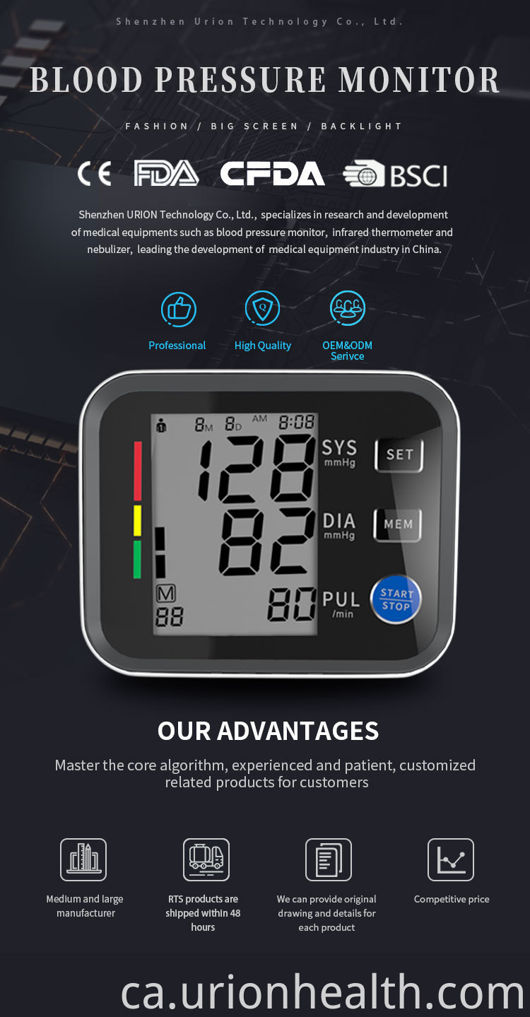 a blood pressure monitor